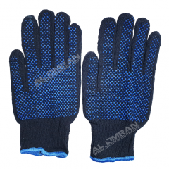 HAND GLOVES OBM DOTTED BLUE